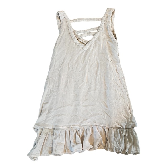 Illa Illa Cream Crepe Dress with Black Detail | Size Small - Picture 6 of 7